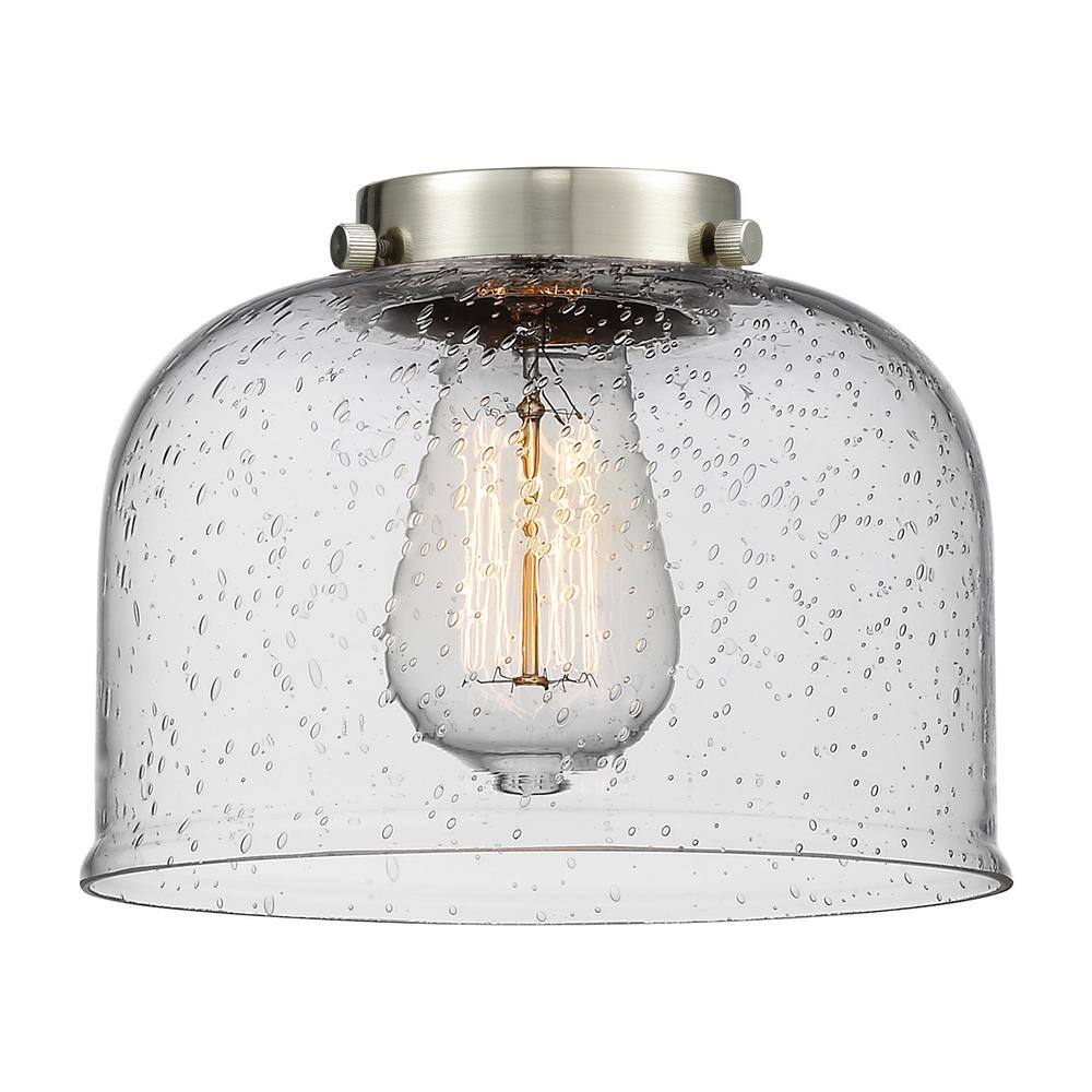 Brushed Brass and Glass Mini Pendant Light