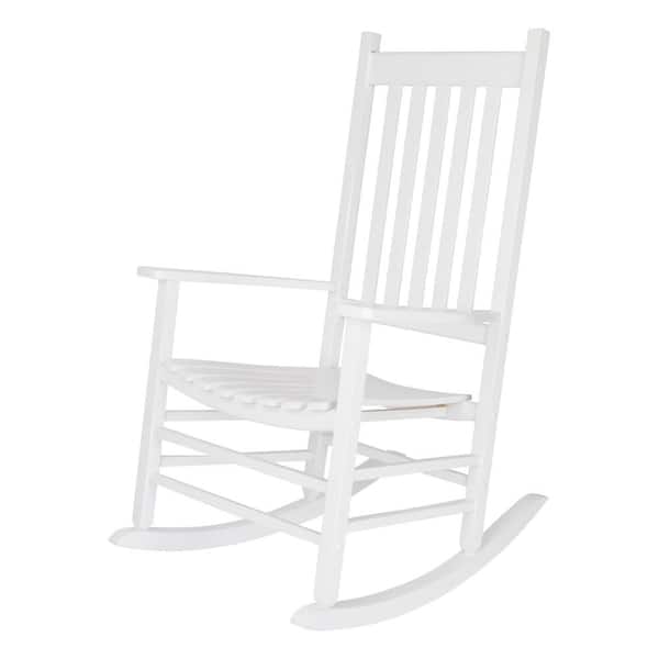 Vermont Porch Rocker White Wood Outdoor Rocking Chair