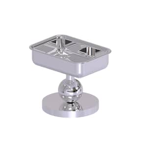 Vanity Top Soap Dish in Polished Chrome