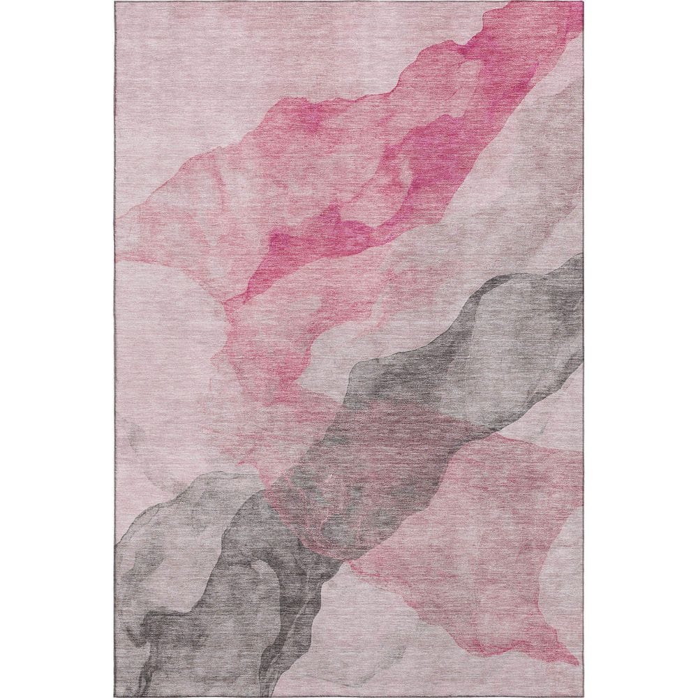 Mayfield Premium Machine Washable Abstract AMF2109 Blush 9 ft. x 12 ft. Area Rug price history on PriceWatchPro