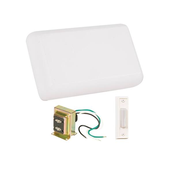 thumbnail image 2 of Newhouse Hardware CHM1 Classic Wired Doorbell Chime – 2-Note, White, Matte Finish 2 of 5