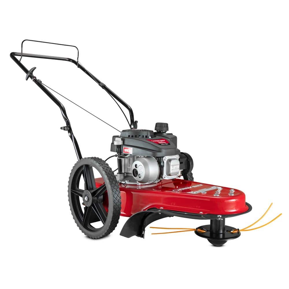 Troy-Bilt 22 in. 163cc Gas Walk Behind String Trimmer Mower TB22TMC ...