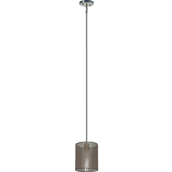 Illumine 1-Light Satin Steel Pendant
