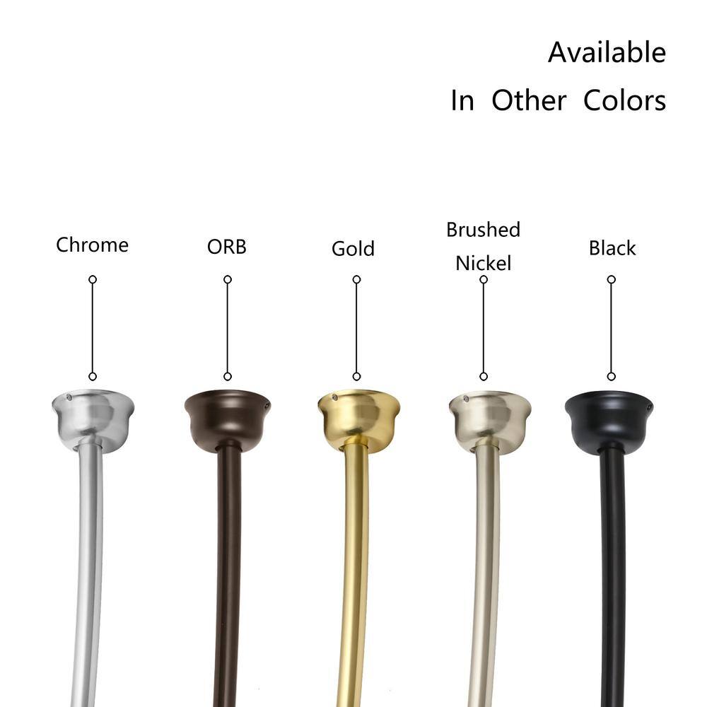 Adjustable Chrome Aluminum Curved Shower Rod, 45-72 Inches