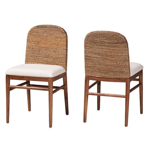 Nadim Natural Seagrass Dining Chair (Set of 2)