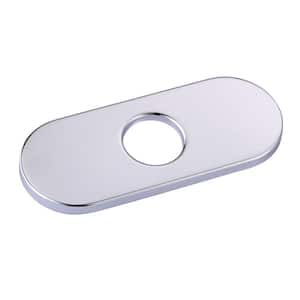 6.3 in. Stainless Steel Escutcheon Plate in Chrome