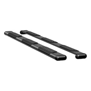 O-Mega II 98-Inch Black Aluminum Side Steps, Select Ford E-150, E-250, E-350