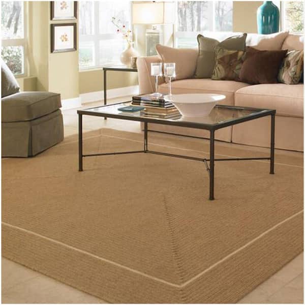 Home Decorators Collection Natural Beige 7 ft. x 9 ft. Rectangle Braided  Area Rug EN33R084X108R - The Home Depot