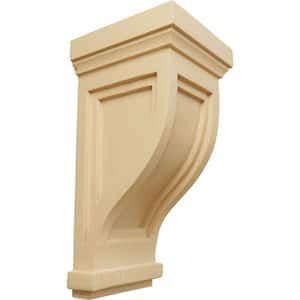 4-3/4 in. x 5 in. x 10 in. Alder Traditional Recessed Corbel