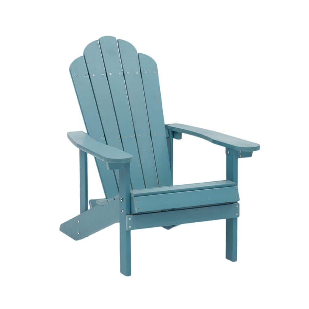 Outdoor Teal Plastic Adirondack Chair Weather Resistant with High Quality
