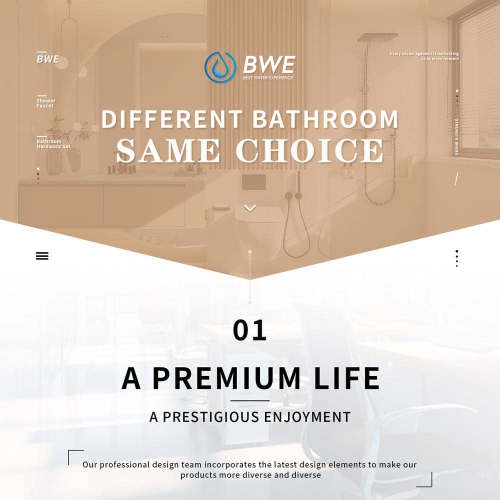 Matte Black Stainless Steel 5-Piece Bathroom Hardware Set