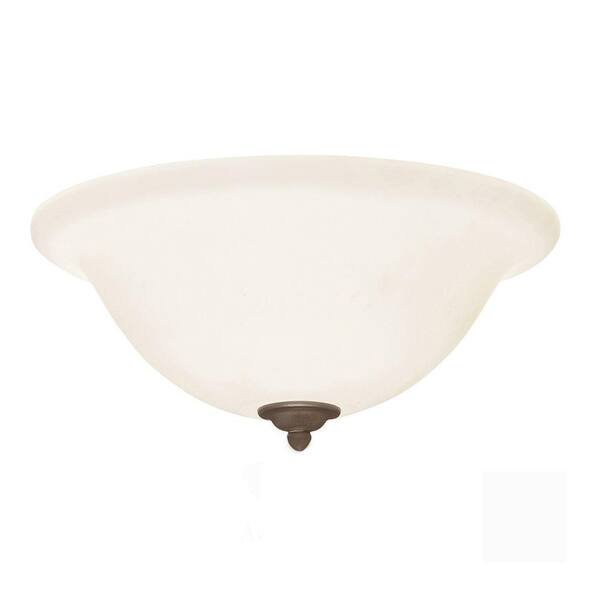 Illumine Zephyr 3-Light Gilded Bronze Ceiling Fan Light Kit
