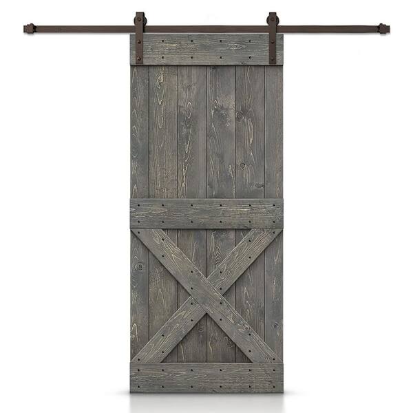 Calhome 20 In. X 84 In. Distressed Mini X Series Weather Gray Stained 