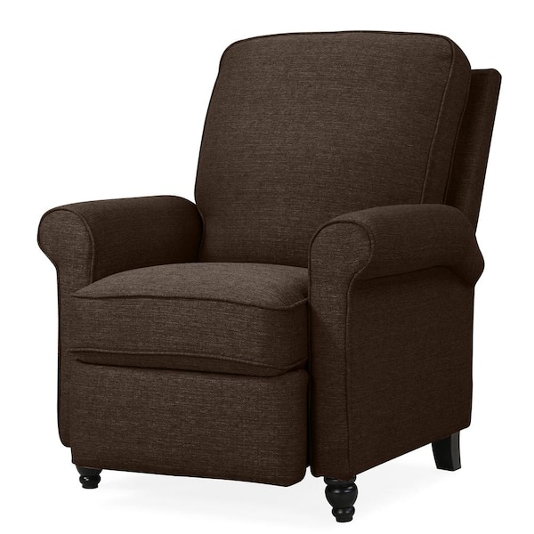 Chocolate Vintage Motion Recliner with Tight Back & Seat Cushions and Pillow  Top Arm & Cup Holder - On Sale - Bed Bath & Beyond - 38338340