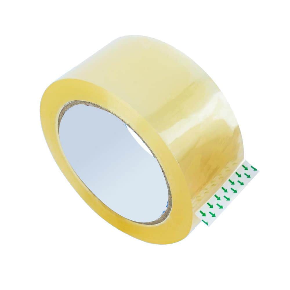 Packing Tape 2.3 lb. 11.89 x 8.43 x 1.93 in. Shipping Tape for Moving Boxes 54.68 yds. Roll 1.88 in. Width 2.6 Mil Thick price history on PriceWatchPro