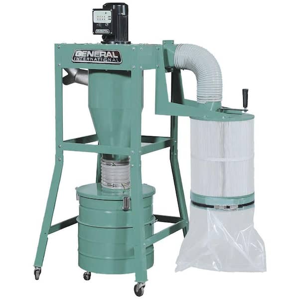 General International 1.5 HP Portable 2-Stage Dust Collector