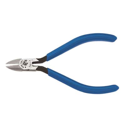 Klein Tools 4 in. Electronics Midget Diagonal Cutting Pliers with ...