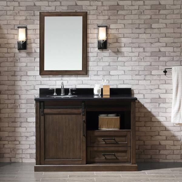 Southern Enterprises Endera Corner Bath Vanity Single Sink with