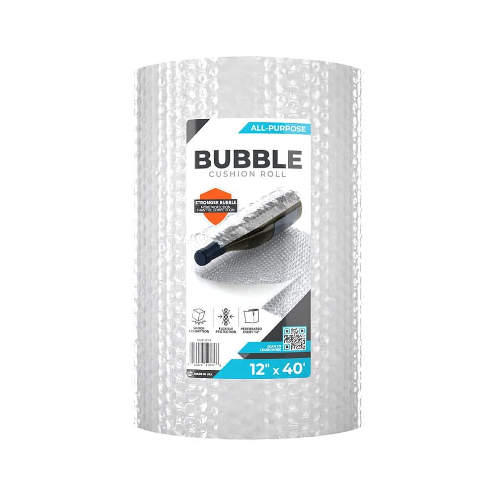 12 in. x 40 ft. Clear Bubble Cushion (2-Pack) price history on PriceWatchPro