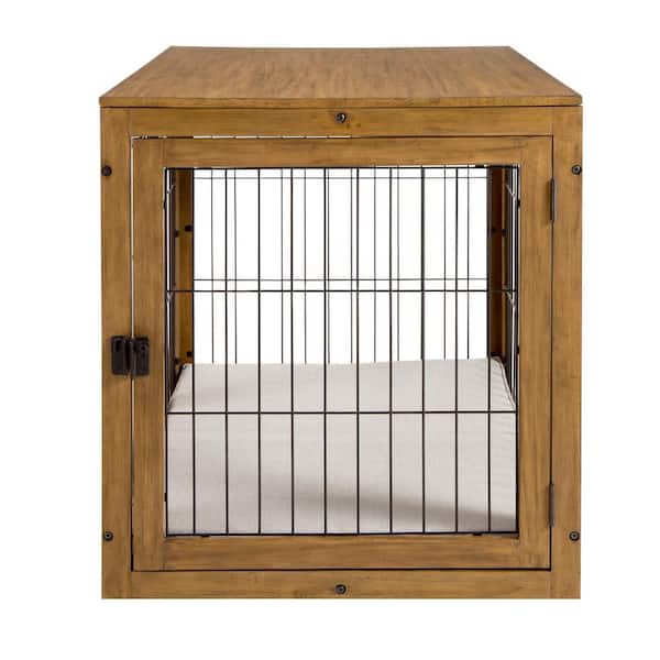 Furniture-Style Medium Dog Crate, Natural