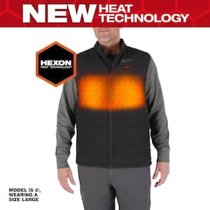 Men's Medium M12 12V Lithium-Ion Cordless AXIS Black Heated Vest (Vest Only)