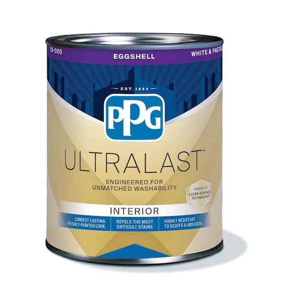 PPG UltraLast 1 qt. Base 3 Eggshell Interior Paint