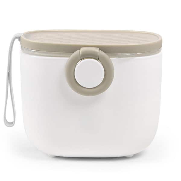 Portable Milk Powder Formula Dispenser Pink Airtight 500ml Container with Handle and Scoop for Travel Use