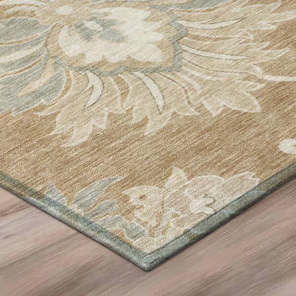 Chantille Machine Washable Indoor/Outdoor Abstract ACN3133 Saffron 3 ft. x 4 ft. Area Rug