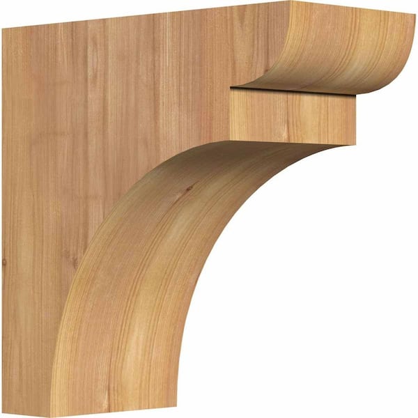 Ekena Millwork 5-1/2 in. x 12 in. x 12 in. Western Red Cedar Yorktown Smooth Corbel
