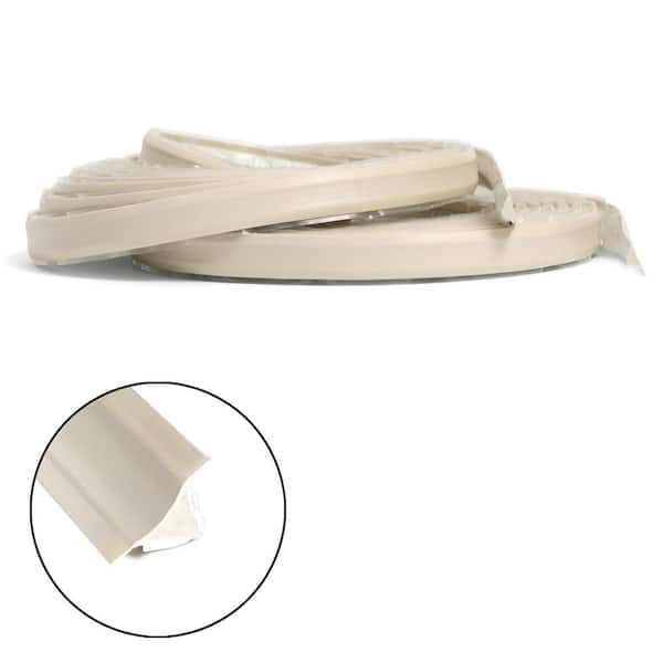 InstaTrim 1/2 in. x 10 ft. White PVC Inside Corner Self-adhesive Flexible  Caulk and Trim Molding (2-Pack) - Yahoo Shopping