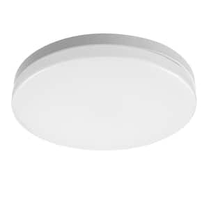 Flexinstall LED 12 in. White Edge to Edge Lens Recessed Ceiling Light for Home with 5CCT + DuoBright Dimming