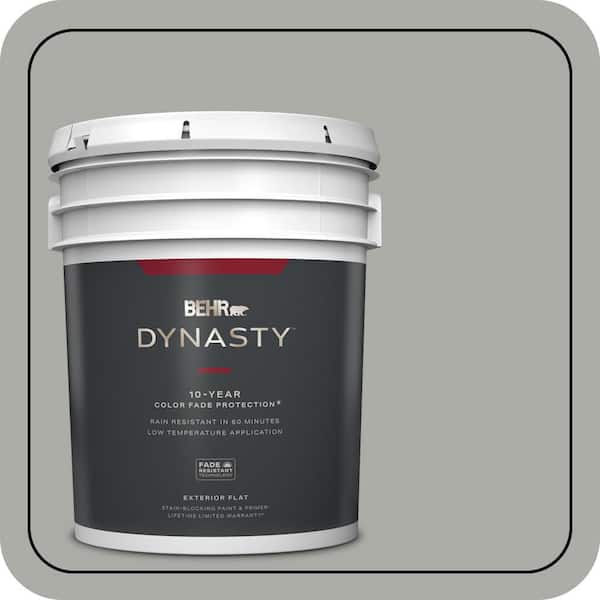 BEHR DYNASTY 5 gal. #PPF-39 Cool Granite Flat Exterior Stain-Blocking Paint & Primer
