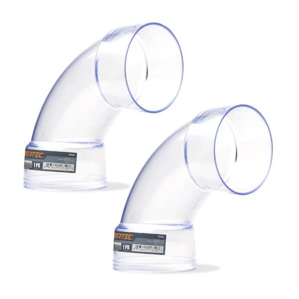 4 in. ID 90° Elbow for 4 in. OD Dust Collection Pipes, Adapters and Fittings (2-Pack)