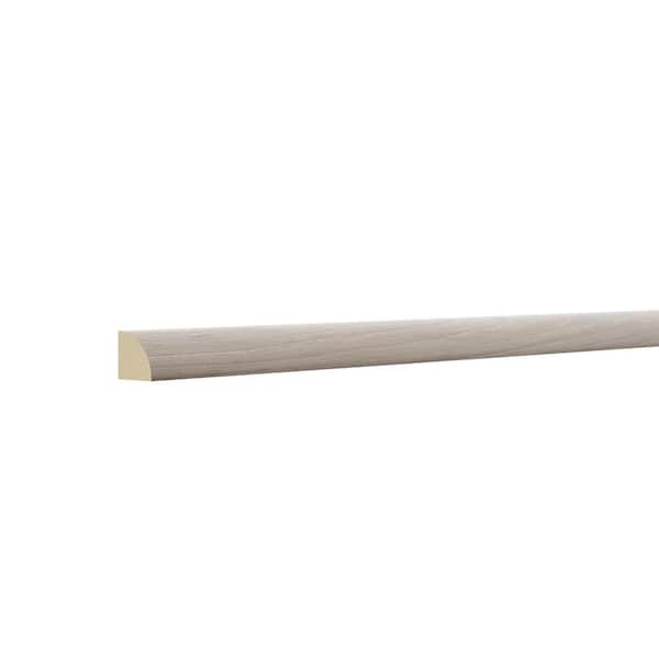 Designer Series 0.625x96x0.625 in. Shoe Molding in Driftwood