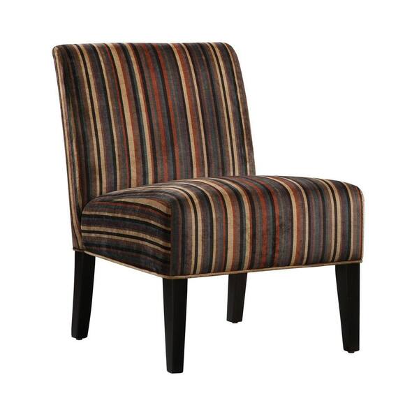 Home Decorators Collection Dark Stripe Lounge Chair-DISCONTINUED