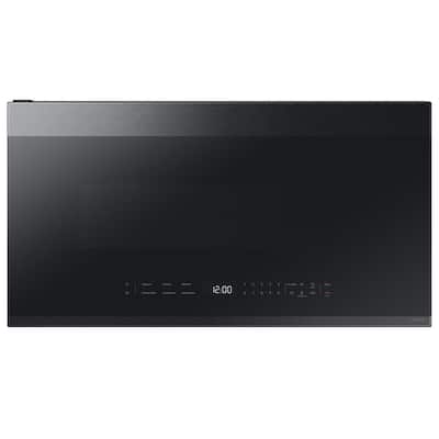 Bespoke Smart 2.1 cu. ft. Over-the-Range Microwavewith Auto Connectivity & SmartThings Cooking in Matte Black Steel