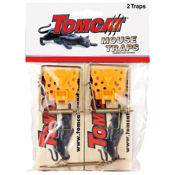 TOMCAT Wooden Mouse Trap (2-Count)