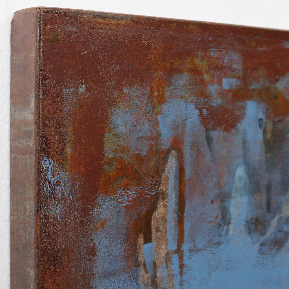 Primo Red Iron Bicycle Mixed Media Canvas Wall Art