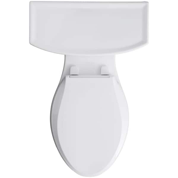 KOHLER Archer 12 in. Rough In 2-Piece 1.28 GPF Single Flush Elongated Toilet in Ice Grey Seat Not Included