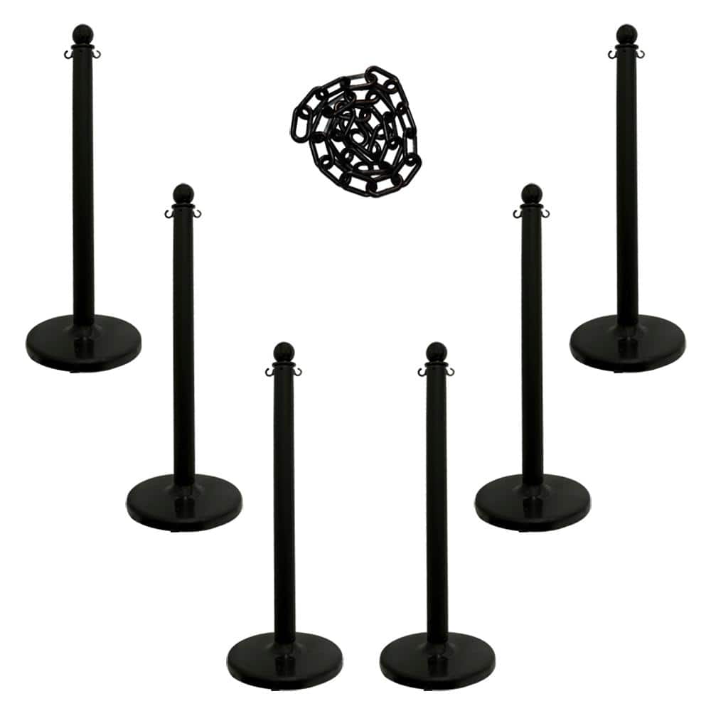 Medium Duty Stanchion and Chain Kit in Black price history on PriceWatchPro