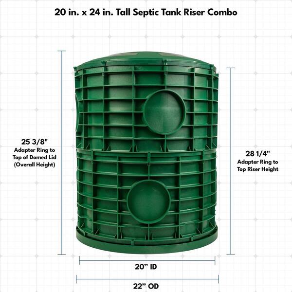 Steel Septic Tank Riser Septic Riser Cover 30 Inch Septic Tank Cover