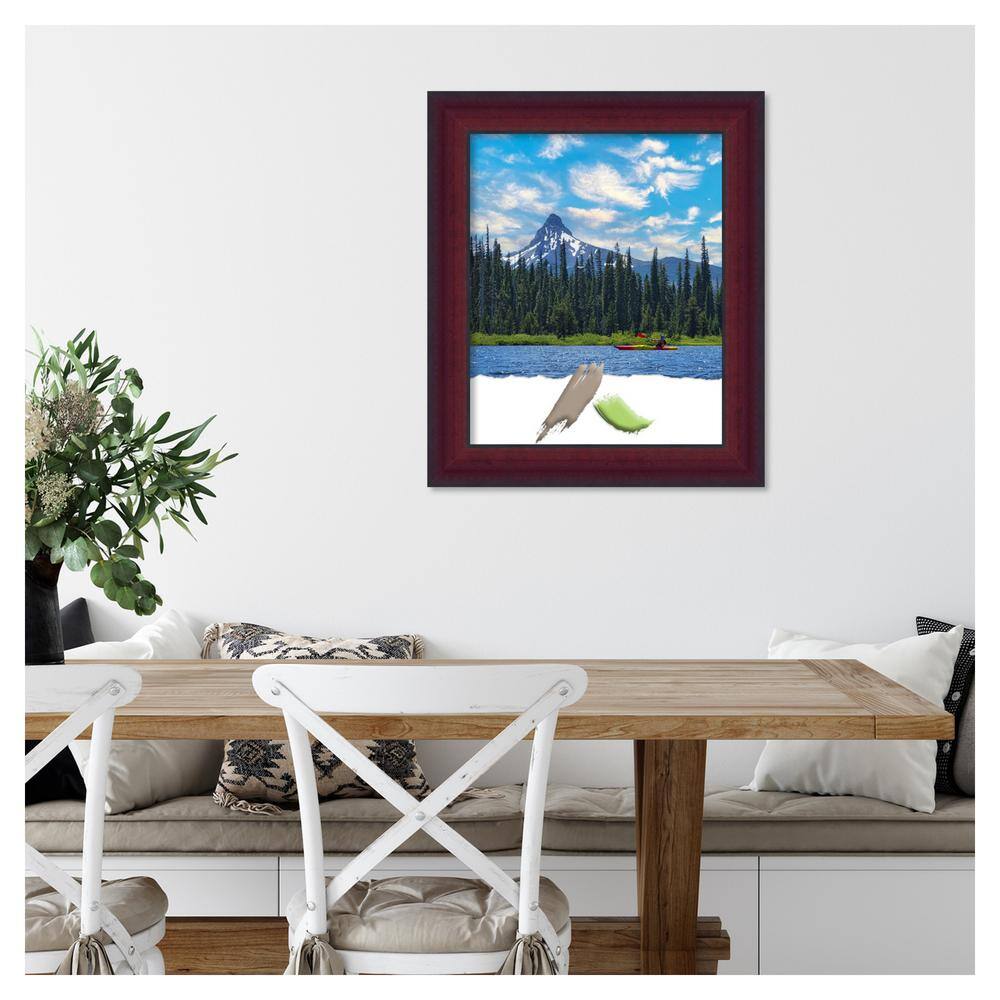 Classic Black and Cherry Wood Wall Picture Frame