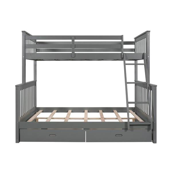 twin over full bunk bed hardware