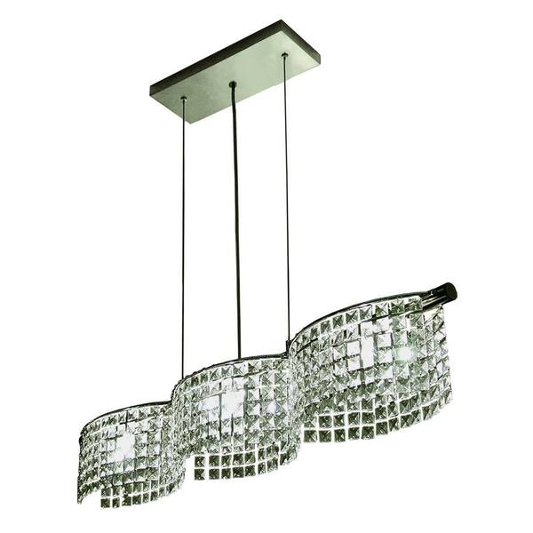 BAZZ Glam Helix Collection 3-Light Hanging Pendant -Discontinued