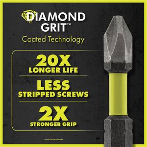 1 in. Diamond Grit Impact Drive Bits (22-Piece)