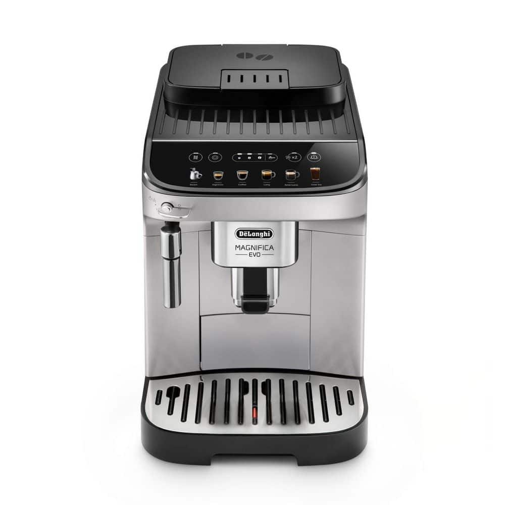 DeLonghi 1 Cup Stainless Steel Magnifica Evo Coffee Maker and