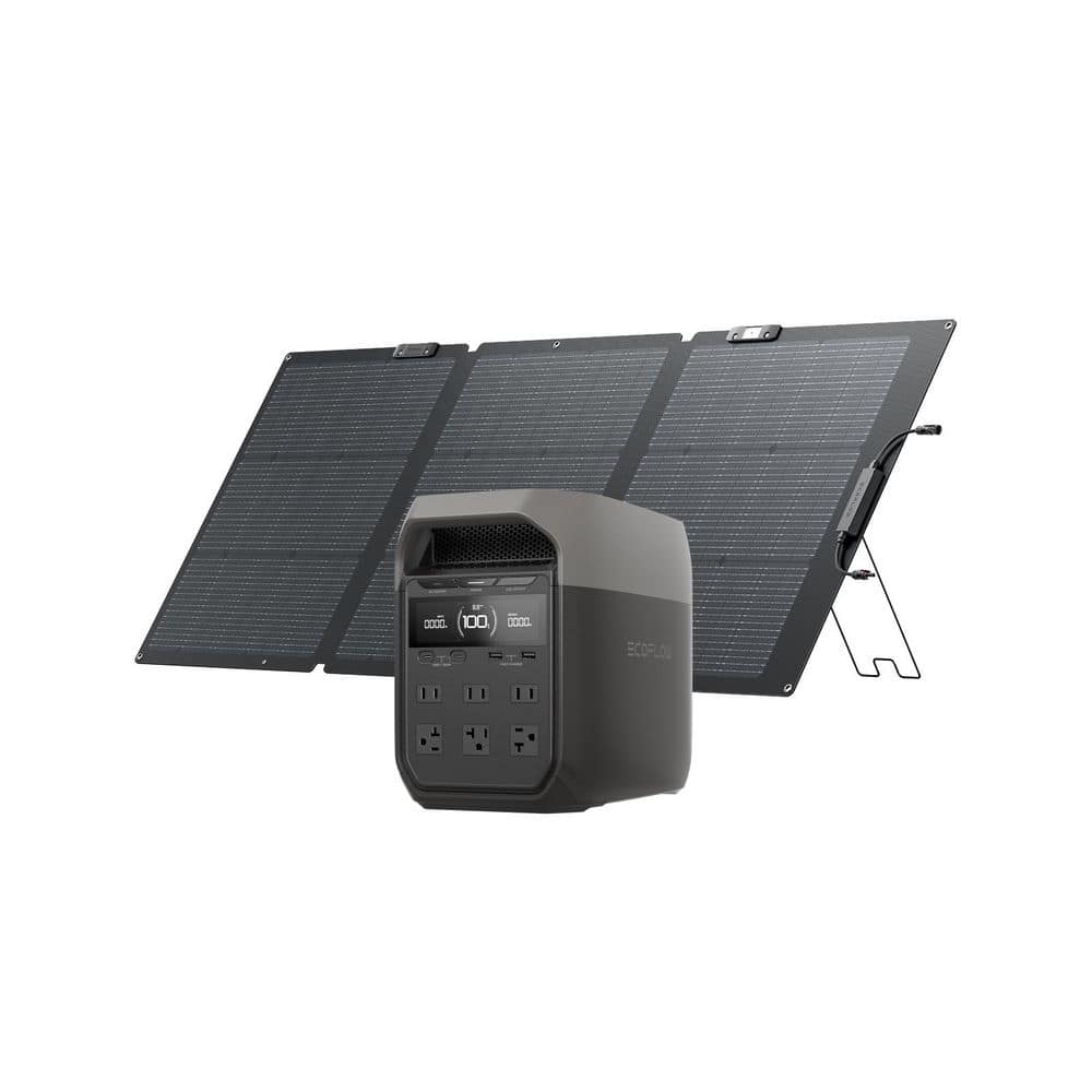 1800-Watt DELTA 3 Portable LFP Power Station with 160W Portable Panel, 1024Wh Battery Generator, Home Backup, RVs, Camp price history on PriceWatchPro