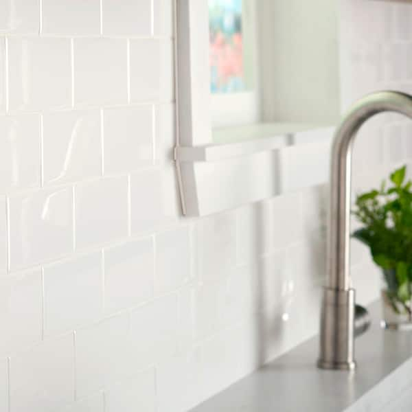 Daltile Restore 6 in. x 3 in. x 4 in. Glazed Ceramic Soap Dish in Bright  White RE15BA725CC1P - The Home Depot