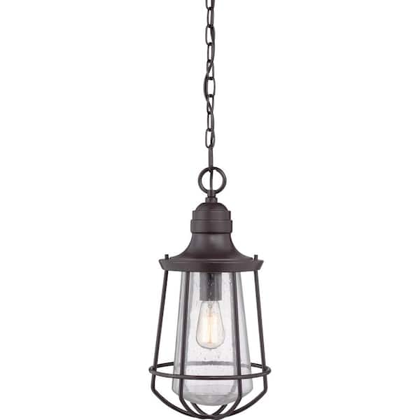 Kara Rod Hung Mini Pendant 6"D x 45"H Western Bronze 1-Light Quoizel KRA1506WT 