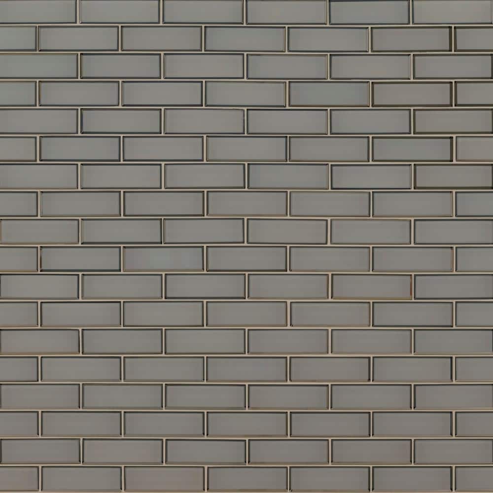 Champagne 4 in. x 12 in. Beveled Glass Subway Wall Tile (5 sq. ft./Case) price history on PriceWatchPro